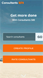 Mobile Screenshot of consultants500.com